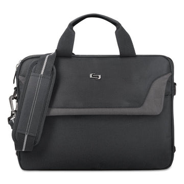 Solo Pro Slim Brief, 14.1", 14" X 1 1-2" X 10 1-2", Black freeshipping - TVN Wholesale
